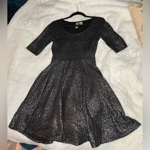Mimi Chica Sparkling Black Dress